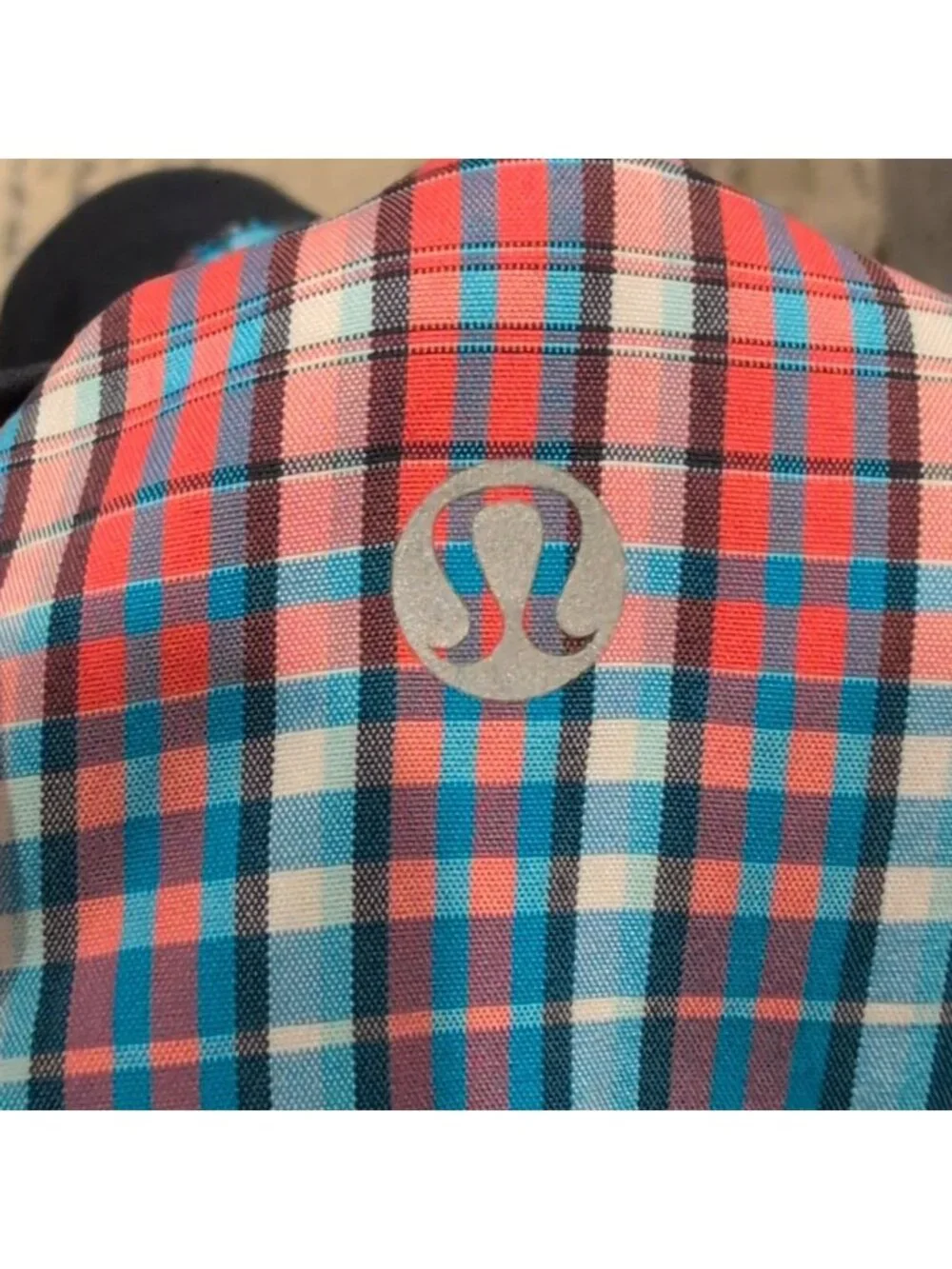 🦄 Rare Lululemon~RUN SPEED SHORT Rad Plaid~ Wish Blue/Passion Lined Shorts